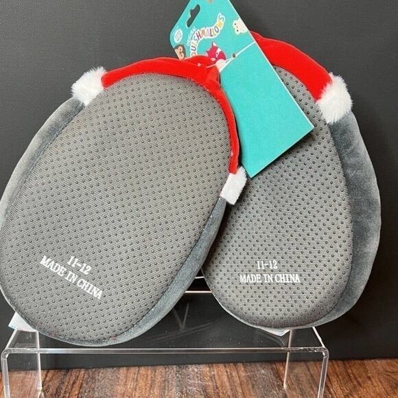 Kellytoy Squishmallows Paxton Penguin Slippers Christmas Santa Hat Size 11/12 - Picture 2 of 5